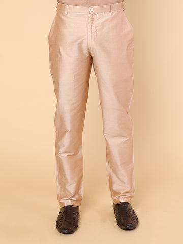 Men’s Rose Gold Silk Pant